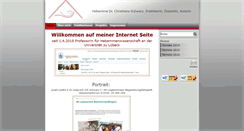 Desktop Screenshot of christiane-schwarz.de